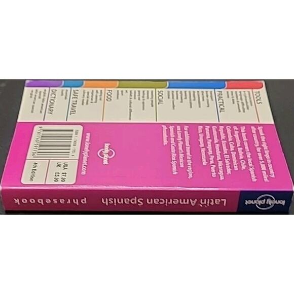 Lonely Planet Latin American Spanish Phrasebook Paperback Travel Guide - Picture 5 of 6
